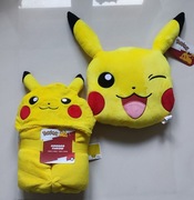 Zestaw Koc Narzuta  i Poduszka Pokemon Pikachu 