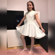 Sukienka WIZYTOWA na przebranie KOMUNIJNE