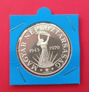 100 Forintów Węgry duże srebro 