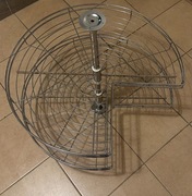 KOSZ CARGO OBROTOWY 3/4 KOŁA CHROM KOŁO 680MM DWUPOZIOMOWY REGULOWANY