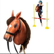 ZESTAW SKIPPI - Hobby Horse Bursztyn i przeszkoda do skakania 135 cm