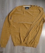 Angelo Litrico Sweter żółty okrągły r. XL