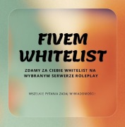 FIVEM ZDAMY ZA CIEBIE WHITELIST ROLEPLAY NA SERWERZE!