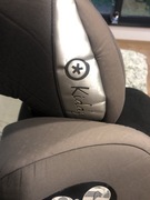 Fotelik dla dziecka do auta czarny Kiddy Phoenixfix 3 Isofix