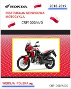 HONDA CRF 1000 1100 AFRICA TWIN SERWISOWKA INSTRUKCJA NAPRAW j.POLSKI 