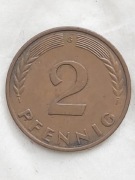 472 Niemcy 2 fenigi, 1962