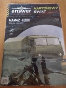Model kartonowy Answer Kamaz 4350