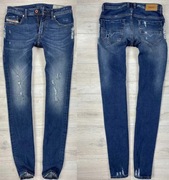 DIESEL THOMMER W29 L32 slim skinny rurki PAS 80 CM w30 l34 29/32 29/34 y2k