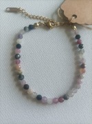 Bransoletka z kamieni naturalnych turmalin kamień harmonii i uleczenia 