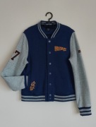 Bluza Superdry damska bejsbolówka koledżówka L bomberka niebieska szara