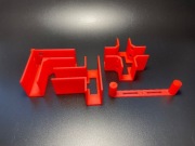 Zestaw 3 stabilizatorów + centrownik do płyt meblowych 16 mm | Druk 3D