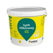 Tynk silikonowy Weber TD325 - kolor HE44 - grafit