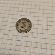 5 Pfennig 1896 F Niemcy