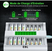 EBL Szybka ładowarka do baterii LCD