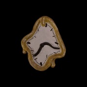 Ozdobna podstawka gliniana zegar (hand made). IG clay5tuff