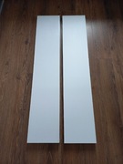 Półki ścienne vidaXL 2 szt. białe 120x23.5x3.8 cm