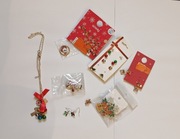 Zestaw świątecznych kolczyków 