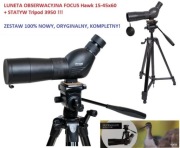 Luneta lornetka FOCUS Hawk 15-45x60 +statyw Tripod