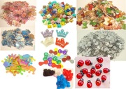 MEGA ZESTAW OZDÓB SCRAPBOOKING ponad 2kg KILKA TYSIĘCY ELEMENTÓW OKAZJA