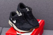 Buty sneakersy Nike Air Max 1 Essential "Black Gum" 2014 - twarda podeszwa