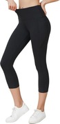 Legginsy damskie Zylioo długie z wysokim stanem kieszeń joga fitness XL