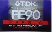 KASETA MAGNETOFONOWA TDK FE90 NOWA W FOLII
