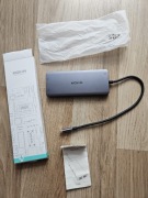 Adapter HUB USB-C MOKIN 12w1  4K HDMI | RJ45 | NOWY | MacBook / Dell / HP