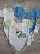 3xBody chłopiec Barbaras rozmiar 68 100% bawełna