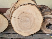 10 JESION 78/70/10 cm Blat Plaster Drewna Stolik Żywica Epoxy DIY Live Edge