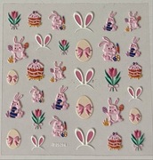 Naklejki na paznokcie króliki