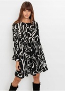 Okazja !_NOWA klasyczna FUNKCJONALNA sukienka midi_WYGODNA z paskiem_r.50