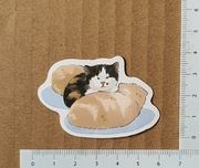 Naklejka - scrapbook -  kot rodzinka