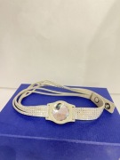 Swarovski bransoletka ładowana słońcem monitorowania zdrowia, snu elegancka