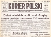 KURIER POL.ORGAN POLAKÓW W RUMUNII,16.04 i 29.09.1940,r.10,nr 550 i 688
