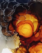 Ilustracja w formacie A3 Technika Tusz Passe Partout Rama