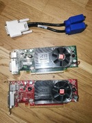 Radeon HD3450 2szt i kabel dms59