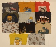 11 koszulek z długim rękawem 116 cm / chłopiec