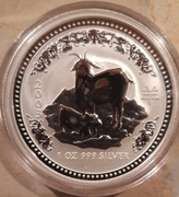 Srebrna moneta Lunar I Rok Kozy 2003 1 oz