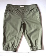 Szorty bermudy pumpy cargo khaki XL 42 bawełna cotton 