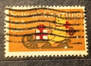 Kubuś Puchatek. USA. Teddy Bear on Sleig