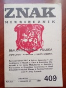 ZNAK nr 409 [ 6/1989 ] Polska - Litwa - Białoruś Piłsudski Romer Matulewicz