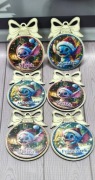 Bombki  Boże Narodzenie Sklejka Personalizacja Stitch Dziecko 