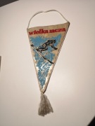 Proporczyk sportowy Beskid Żywiecki PTTK Wielka racza