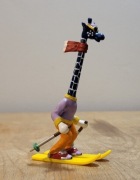 Schleich żyrafka na nartach Erika Merck figurka model wycofany limited