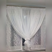 Firana kokon z kokardą i panele