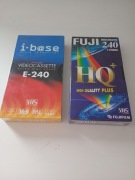 Zestaw kaset VHS Fuji HQ 240 i Bose 240
