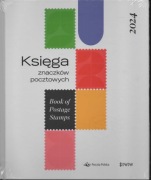 Księga znaczków pocztowych ze znaczkami czystymi z 2024 roku