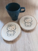 Hello Kitty. Podkładka pod kubek.