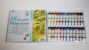 FARBY AKWARELOWE ZESTAW 24 x 12 ml 