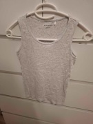 134/140 Reserved szary top podkoszulek koszulka na ramiączkach bluzka